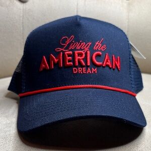 AS revival Alter’d state navy blue and red living the American dream trucker hat